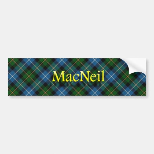 Clan MacNeil Scottish Autoaufkleber (Vorne)
