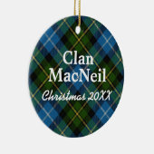 Clan MacNeil Scottish Tartan Keramikornament (Rechts)