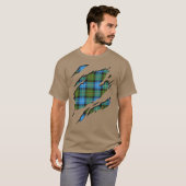 Clan MacNeil Tartan Karierte Effekte T-Shirt (Vorne ganz)