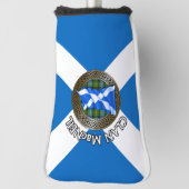 Clan MacNeil Tartan Knot & Flag Golf Headcover (Rotieren 90)