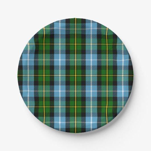 Clan MacNeil Tartan Pappteller (Vorderseite)