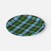 Clan MacNeil Tartan Pappteller (Schrägansicht)