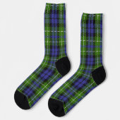 Clan MacNeill Tartan Socken (Linkes Detail)