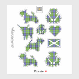 Clan MacNeill von Gigha Tartan Sticker