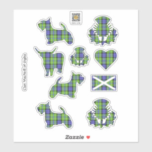 Clan MacNeill von Gigha Tartan Sticker
