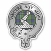 Clan MacNeill von Gigha Wappen & Tartan Sticker (Vorderseite)
