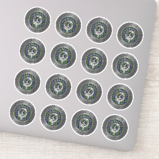 Clan MacNeill von Gigha Wappen & Tartan Sticker (Detail)