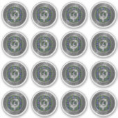 Clan MacNeill von Gigha Wappen & Tartan Sticker (Vorderseite)