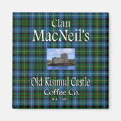 Clan MacNeil's Old Kisimul Castle Coffee Co. Magnet (Vorne)