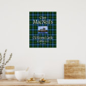 Clan MacNeil's Old Kisimul Castle Coffee Co. Poster (Küche)