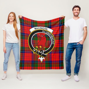 Clan MacNicol Tartan Kariert Fleecedecke