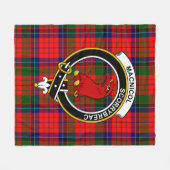 Clan MacNicol Tartan Kariert Fleecedecke (Vorderseite (Horizontal))