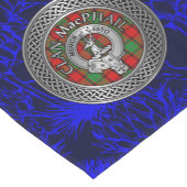 Clan MacPhail Wappen & Tartan Knot Kurzer Tischläufer (Ecke)