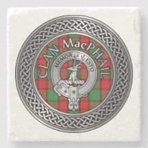 Clan MacPhail Wappen & Tartan Knot