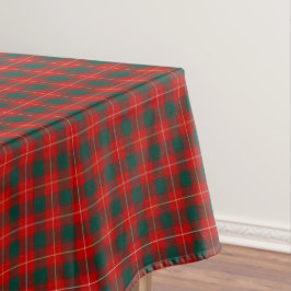 Clan MacPhee Red and Forest Green Scottish Tartan Tischdecke