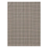 Clan MacPherson Black and White Scottish Tartan Tischdecke (Vorderseite)