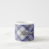 Clan MacPherson Blue Dress Tartan Espresso Cup Espressotasse (Vorderseite)