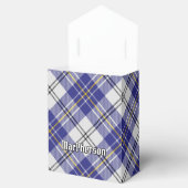 Clan MacPherson Blue Dress Tartan Favor Box Geschenkschachtel (Geöffnet)