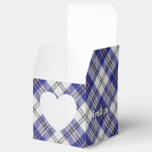 Clan MacPherson Blue Dress Tartan Favor Box Geschenkschachtel (Geöffnet)