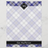 Clan MacPherson Blue Dress Tartan Flyer (Hinten)
