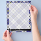 Clan MacPherson Blue Dress Tartan Flyer (Hand)