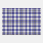Clan MacPherson Blue Dress Tartan Geschenkpapier Set (Vorderseite)