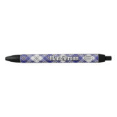 Clan MacPherson Blue Dress Tartan Ink Pen Kugelschreiber (Vorderseite)