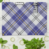 Clan MacPherson Blue Dress Tartan Kitchen Towel Geschirrtuch (Gefaltet)