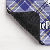 Clan MacPherson Blue Dress Tartan Mouse Pad Mousepad (Ecke)