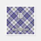 Clan MacPherson Blue Dress Tartan Napkins Serviette (Vorderseite)