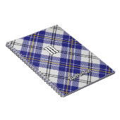 Clan MacPherson Blue Dress Tartan Notebook Notizblock (Rechte Seite)