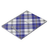 Clan MacPherson Blue Dress Tartan Notebook Notizblock (Linke Seite)
