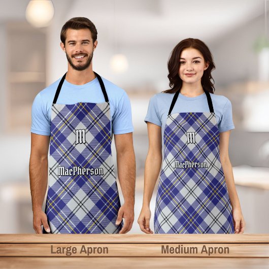 Clan MacPherson Blue Dress Tartan Schürze