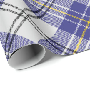 Clan MacPherson Blue Dress Tartan Wrapping Paper Geschenkpapier