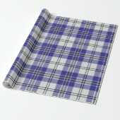 Clan MacPherson Blue Dress Tartan Wrapping Paper Geschenkpapier (Ungerollt)