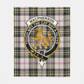 Clan MacPherson Dress Ancient Tartan Kariert Fleecedecke (Vorderseite)