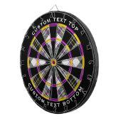 Clan MacPherson Dress Tartan Dart Board Dartscheibe (Vorderseite rechts)
