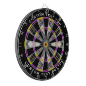 Clan MacPherson Dress Tartan Dart Board Dartscheibe (Vorderseite Links)