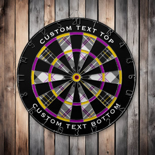 Clan MacPherson Dress Tartan Dart Board Dartscheibe