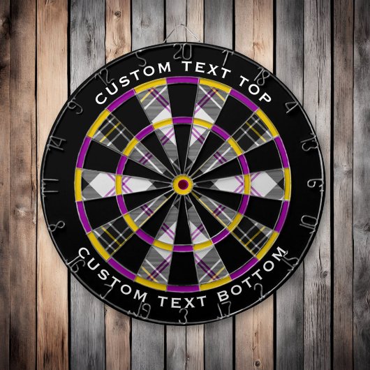 Clan MacPherson Dress Tartan Dart Board Dartscheibe