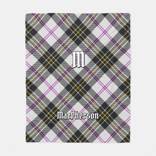 Clan MacPherson Dress Tartan Fleece Blanket (Vorderseite)
