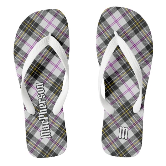 Clan MacPherson Dress Tartan Flip Flops Badesandalen (Fußbett)