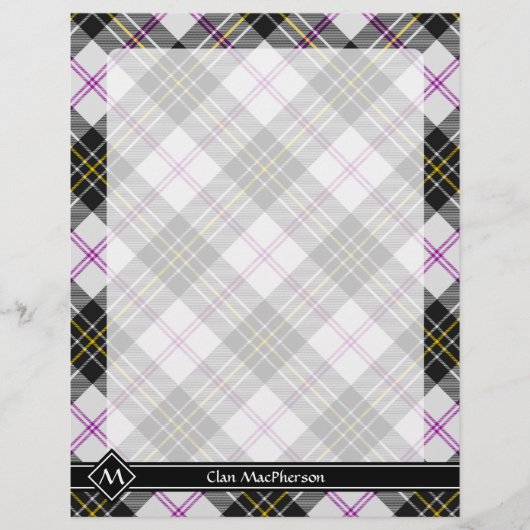Clan MacPherson Dress Tartan Flyer (Vorne)