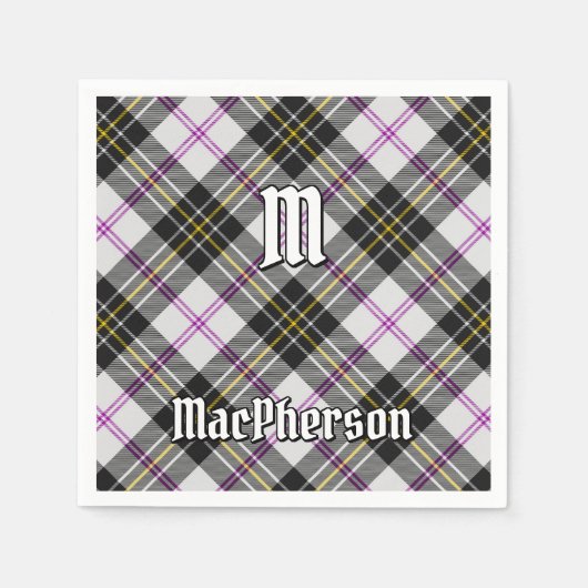 Clan MacPherson Dress Tartan Napkins Serviette (Vorderseite)