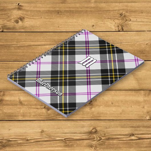 Clan MacPherson Dress Tartan Notebook Notizblock