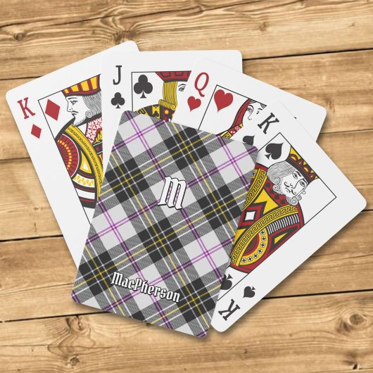 Clan MacPherson Dress Tartan Spielkarten