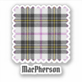Clan MacPherson Dress Tartan Sticker (Vorderseite)