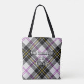 Clan MacPherson Dress Tartan Tote Bag Tasche (Rückseite)