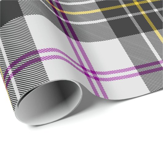 Clan MacPherson Dress Tartan Wrapping Paper Geschenkpapier (Rolleneckpunkt)