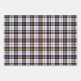Clan MacPherson Dress Tartan Wrapping Paper Sheets Geschenkpapier Set